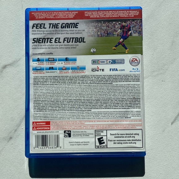 FIFA 15 PS4 EA Sports Game - Picture 2 of 4
